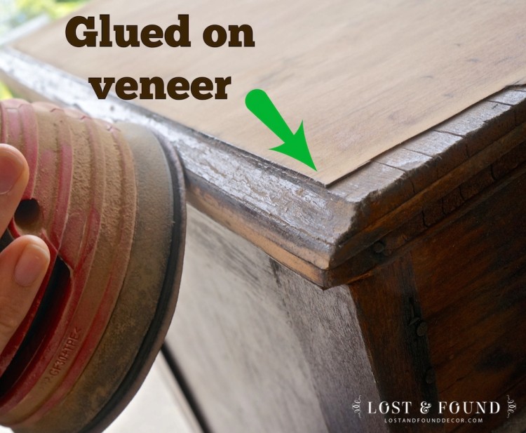 How To Refinish A Table Top Or Dresser Part 1 Lost Found