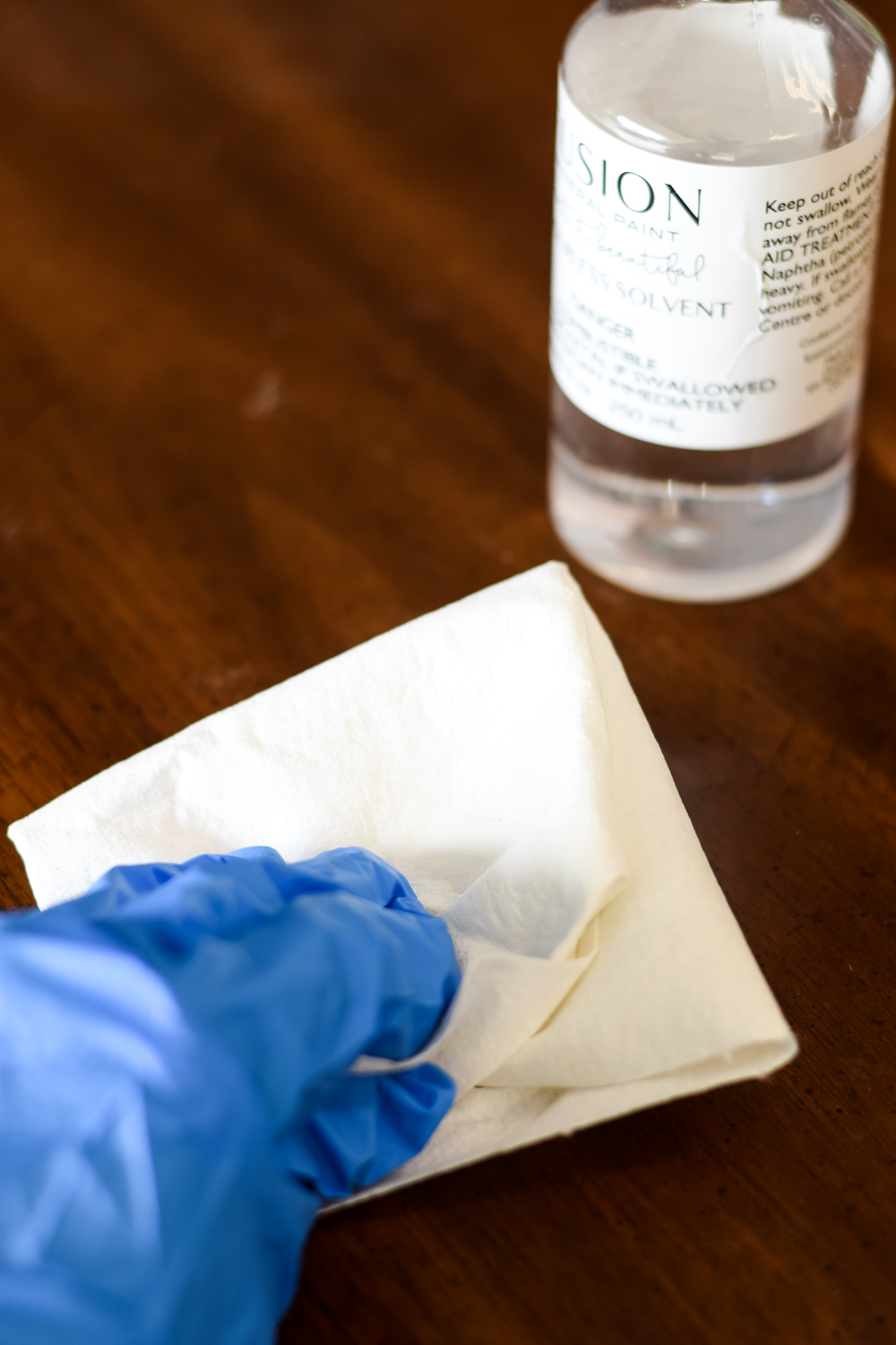 how to clean furniture before you paint